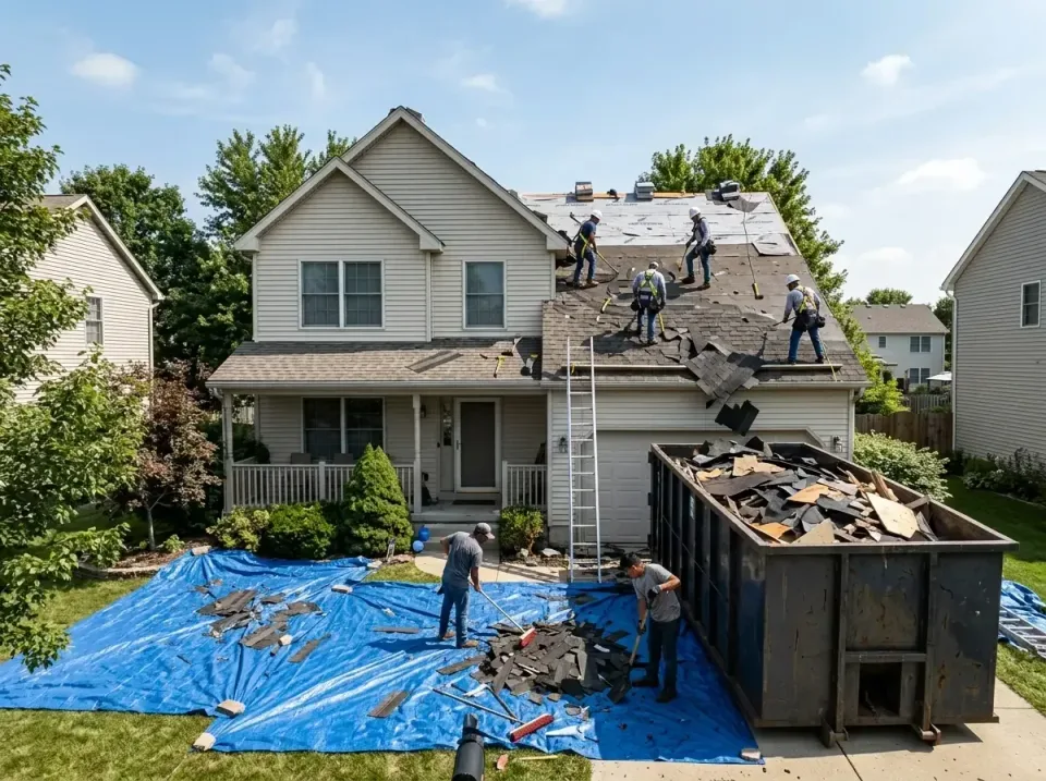 roof-replacement-debris-remova-004 — frequently asked questions, Cheapest Dumpster Rentals in Silvis, IL